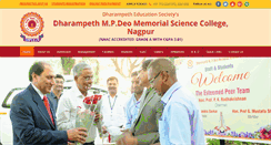 Desktop Screenshot of dharampethscience.com